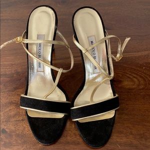 manolo blahnik black heels